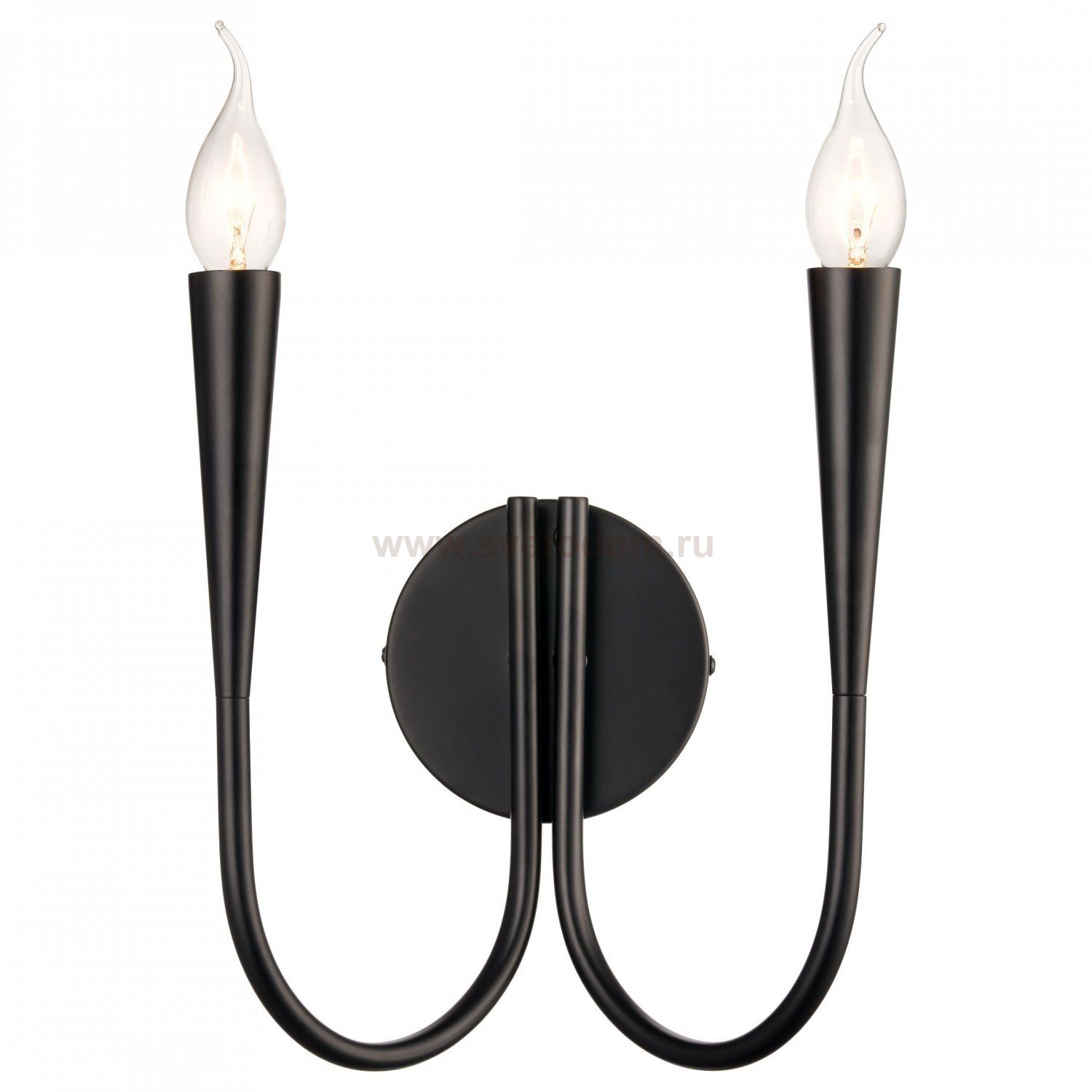 368-021-02 VELANTE Классический стиль светильник настенный, E14, 2x40W