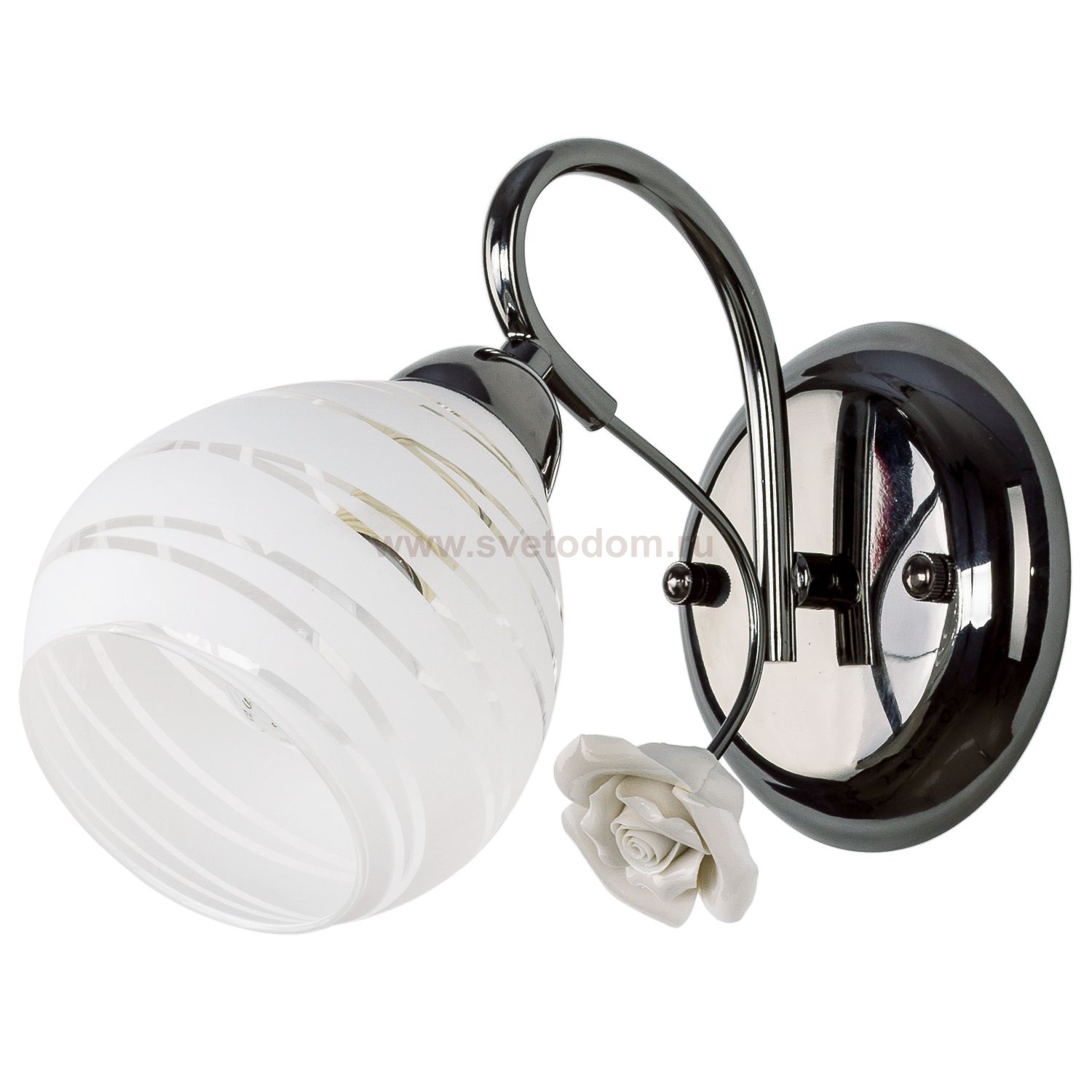 Современный настенный светильник Экономсвет 36869/1wAN WT CL