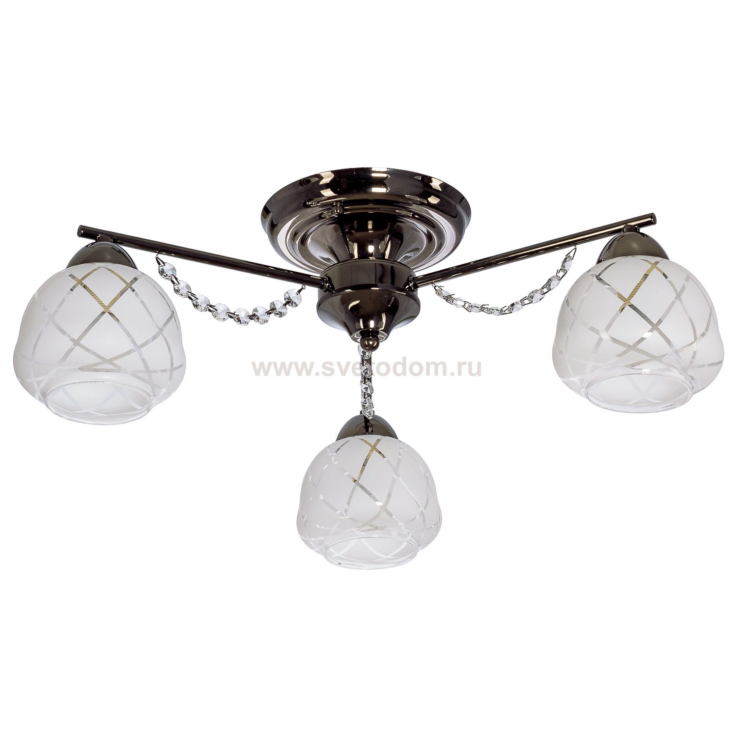 Потолочный светильник Экономсвет 36874/3AN WT CL