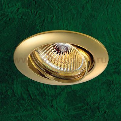 Стандартный встраиваемый поворотный светильник Novotech 369102 CROWN