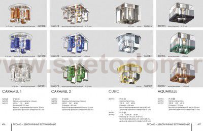 Встраиваемый светильник Novotech 369348 CARAMEL 1