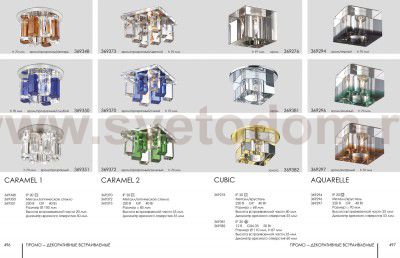 Встраиваемый светильник Novotech 369351 CARAMEL 1