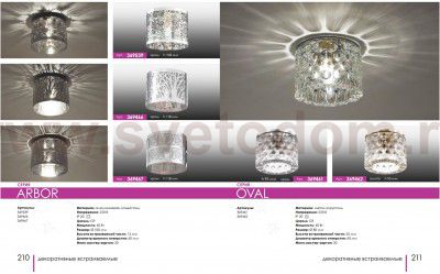 Встраиваемый светильник Novotech 369539 ARBOR