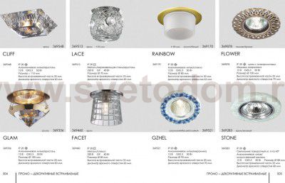 Встраиваемый светильник Novotech 369548 CLIFF