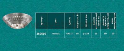 Точечный встраиваемый светильник Novotech 369660 WIND