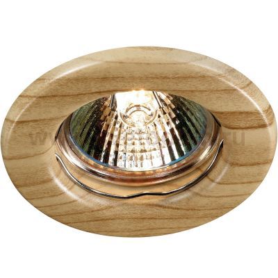 Встраиваемый неповоротный светильник Novotech 369713 WOOD