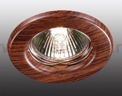 Встраиваемый неповоротный светильник Novotech 369714 WOOD