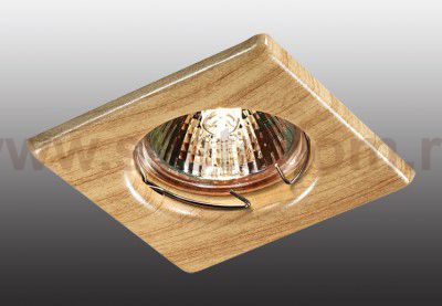 Встраиваемый неповоротный светильник Novotech 369716 WOOD