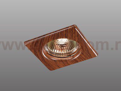 Встраиваемый неповоротный светильник Novotech 369717 WOOD