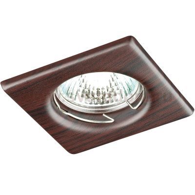 Встраиваемый неповоротный светильник Novotech 369718 WOOD