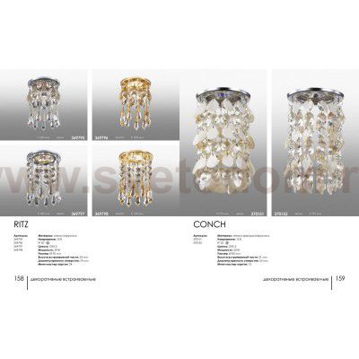 Встраиваемый светильник Novotech 369795 RITZ