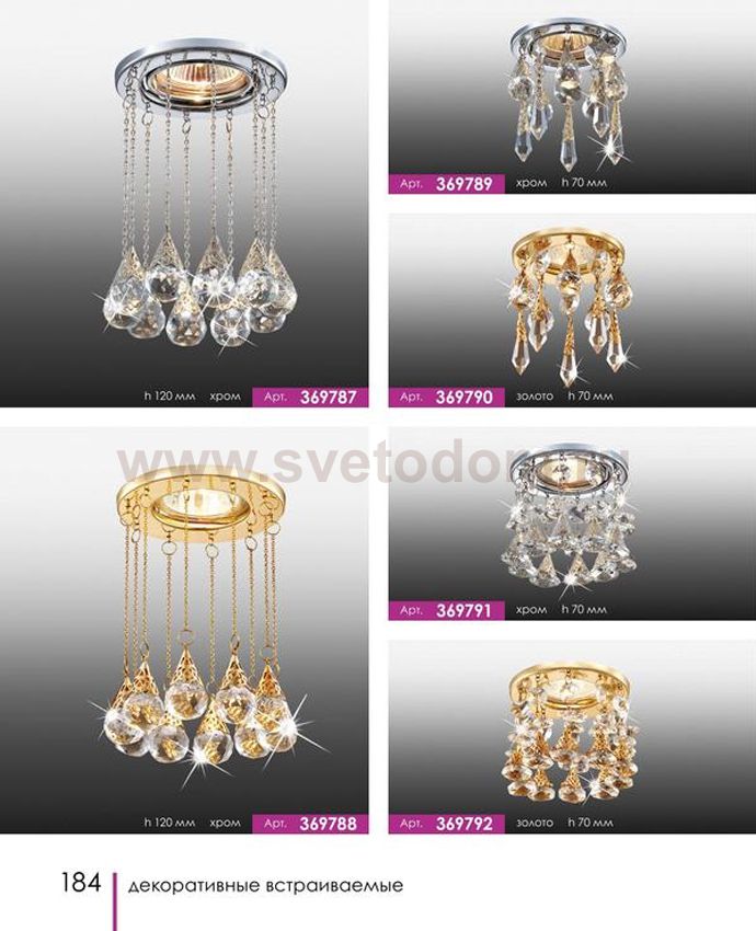 Встраиваемый светильник Novotech 369792 RITZ