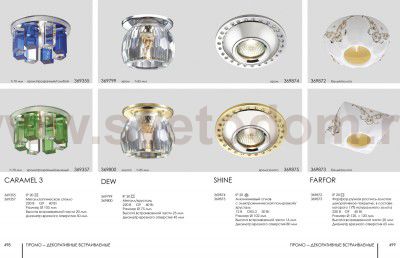 Встраиваемый светильник Novotech 369875 SHINE