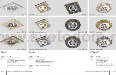 Точечный встраиваемый светильник Novotech 369903 SHIKKU