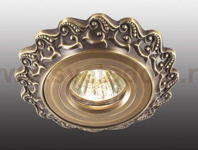 Точечный встраиваемый светильник Novotech 369930 VINTAGE