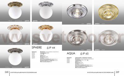 Встраиваемый светильник Novotech 369977 SPHERE