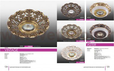 Встраиваемый светильник Novotech 370032 VINTAGE