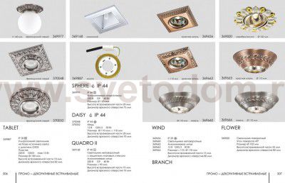 Встраиваемый светильник Novotech 370052 DAISY