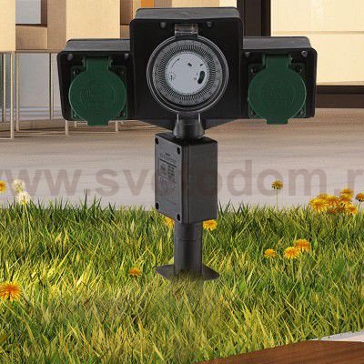 Розетка уличная с таймером Globo 37008-2Z