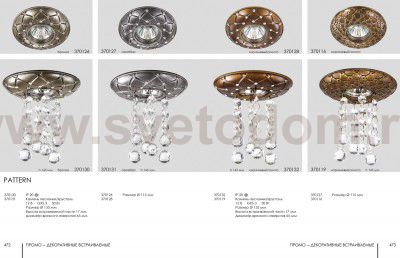 Встраиваемый светильник Novotech 370119 PATTERN