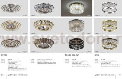 Встраиваемый светильник Novotech 370139 PEARL