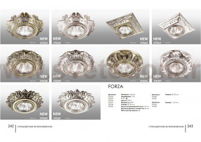 Светильник встраиваемый Novotech 370263 FORZA