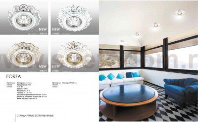 Встраиваемый светильник Novotech 370319 FORZA