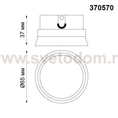 Декоративное кольцо к артикулам 370565 - 370567 Novotech 370570 CARINO
