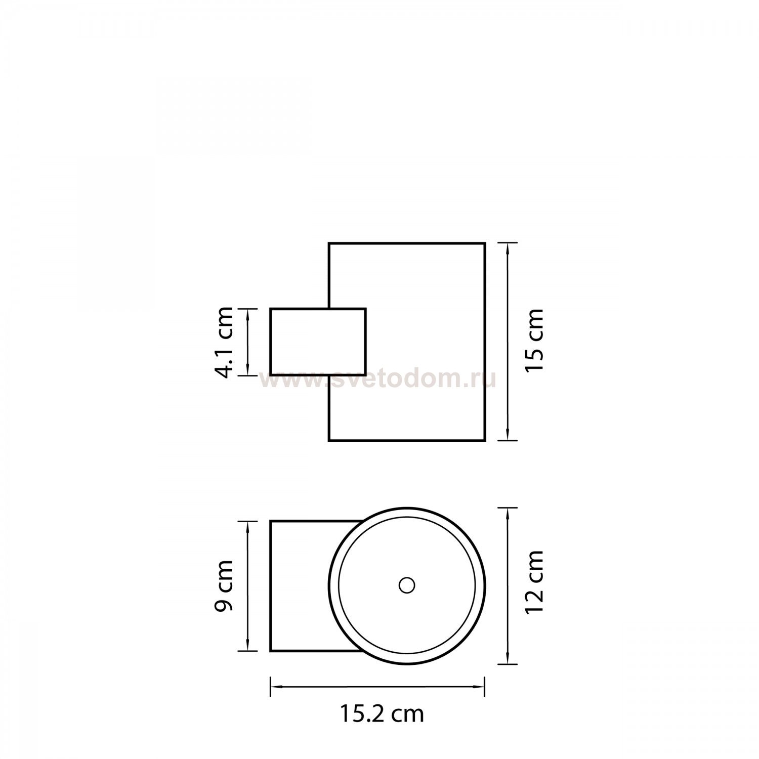 Светильник светодиодный уличный настенный Lightstar 371592 Paro