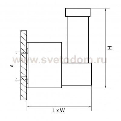 Светильник точечный накладной диодный Lightstar 373674 Calle