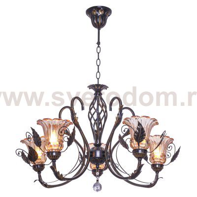 Светильник ЭкономСвет 37423/5BK BN