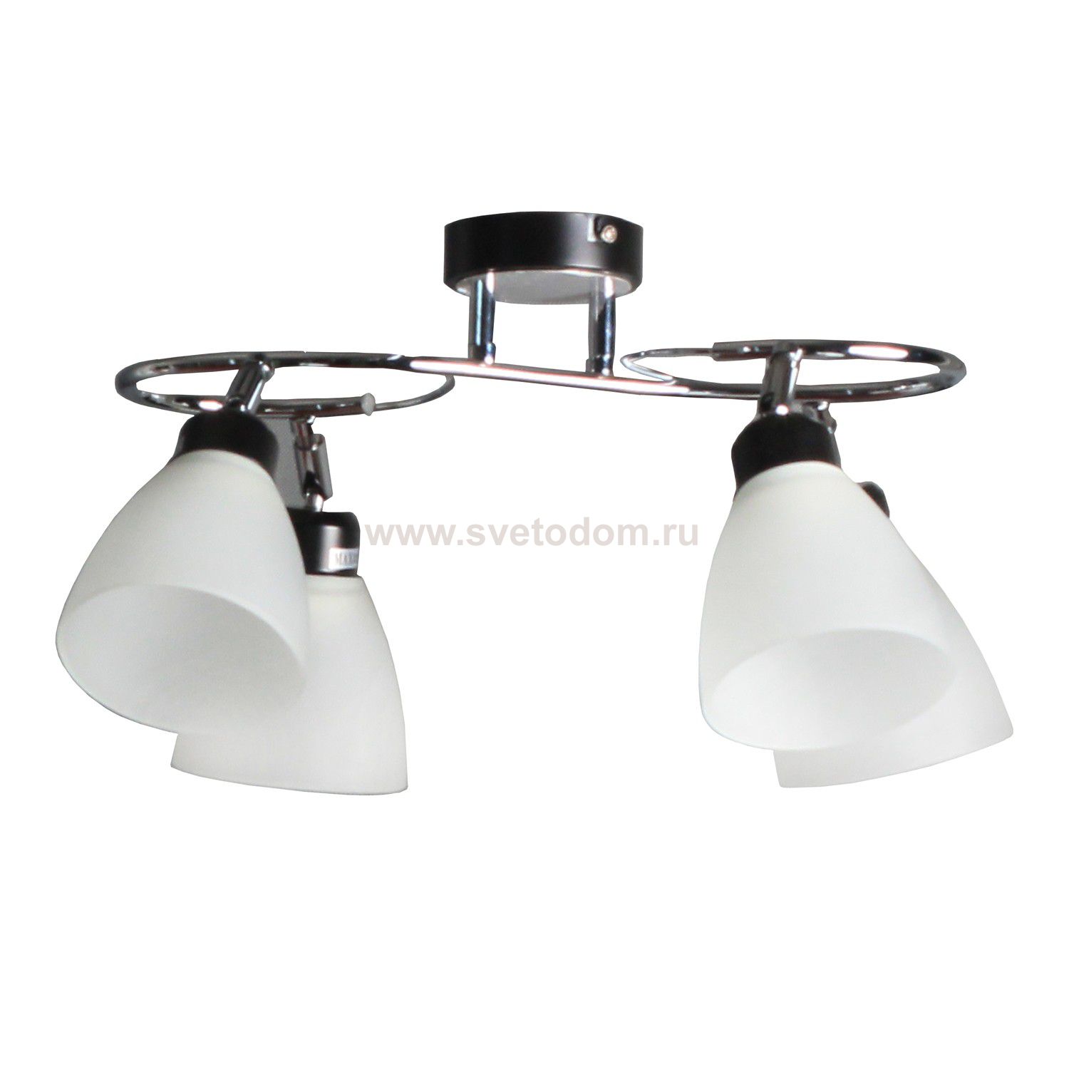 Потолочный светильник Экономсвет 37551A/4BK+CR WT