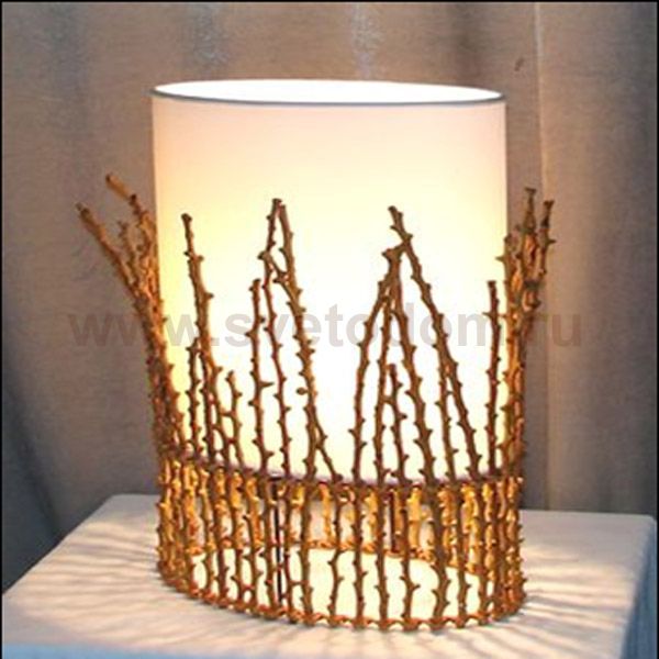 Настольная лампа Mw light 376031701 Ротанг