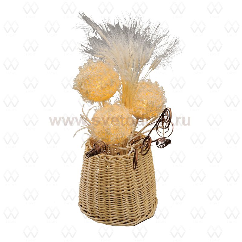 Настольная лампа Mw light 376033803 Ротанг