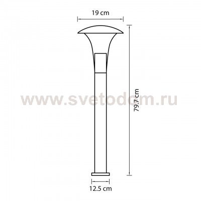 Светильник светодиодный уличный Lightstar 378747 Arroto