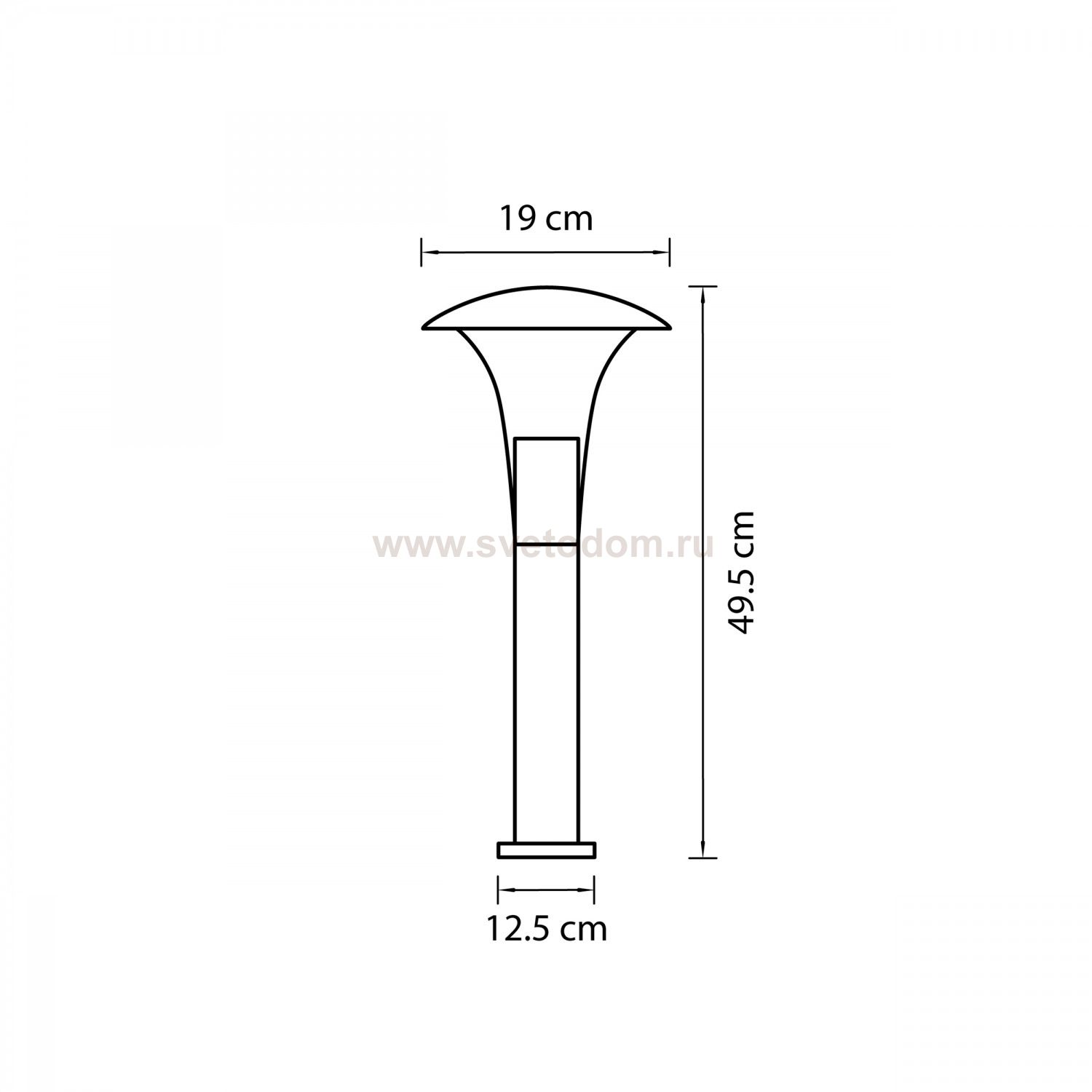 Светильник светодиодный уличный Lightstar 378947 Arroto