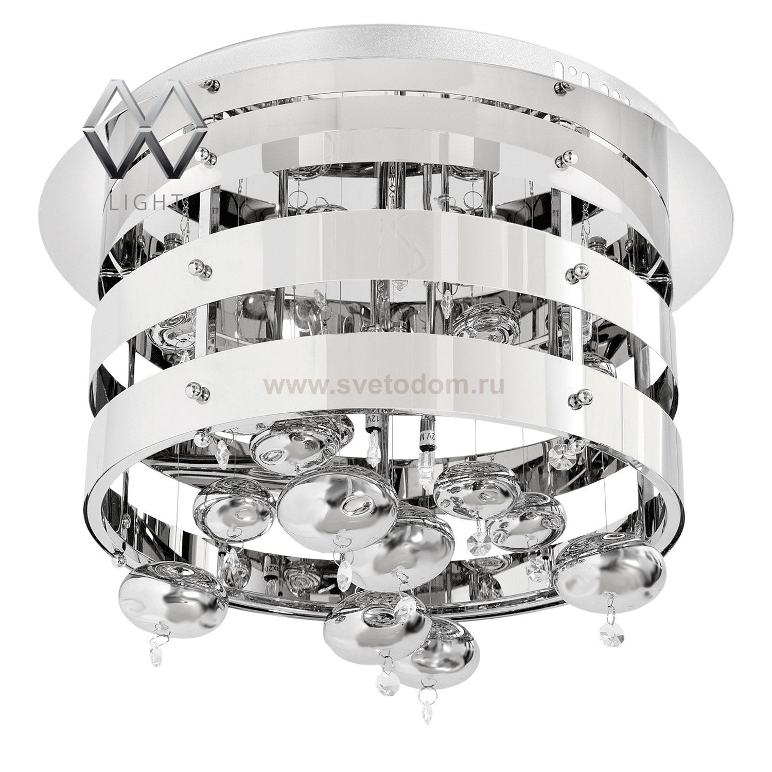 Люстра с пультом Mw light 379015909 Федерика02