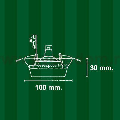 Встраиваемый светильник Martinez Y Orts 3798/1X D-77