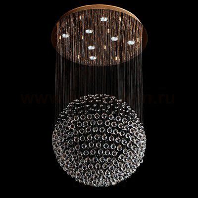 Хрустальная подвесная люстра Chiaro 384010707 Каскад