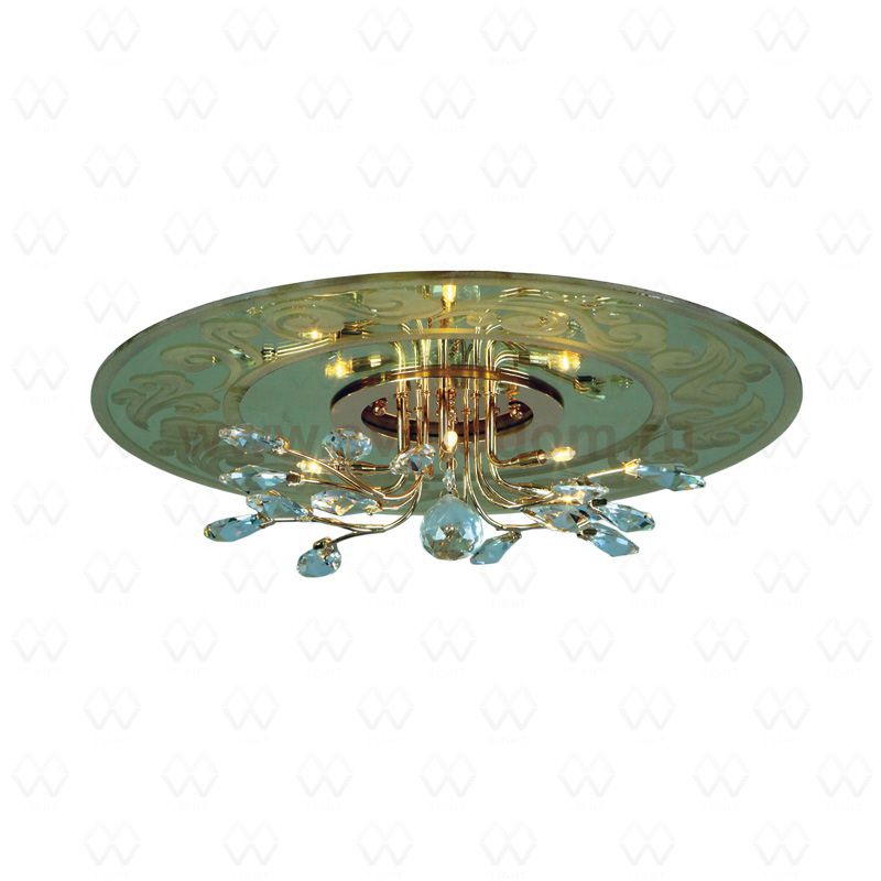 Хрустальная подвесная люстра Mw light 384012706 Каскад