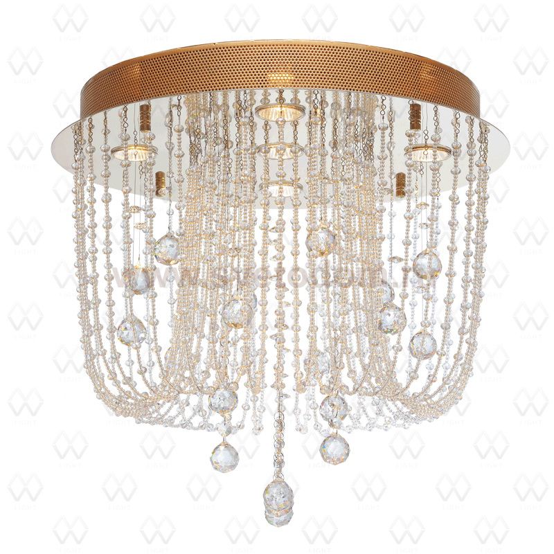 Хрустальная подвесная люстра Mw light 384014305 Каскад