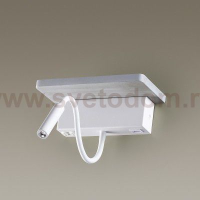 Настенный светильник - полка с подсветкой / USB Odeon light 3869/8WL WOODY