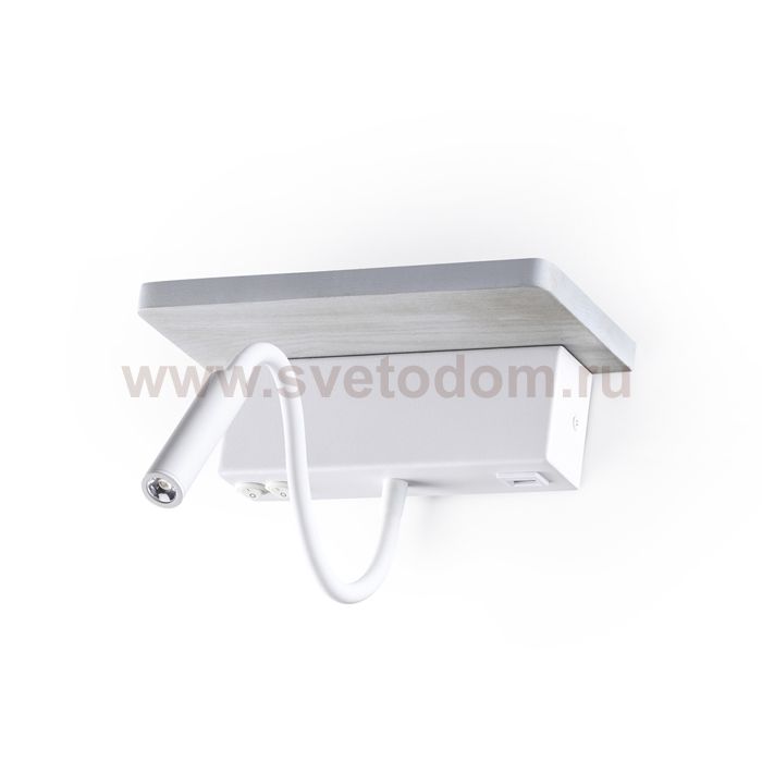 Настенный светильник - полка с подсветкой / USB Odeon light 3869/8WL WOODY
