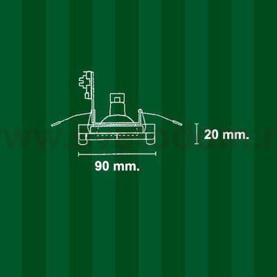 Встраиваемый светильник Martinez Y Orts 3872/1X D-68
