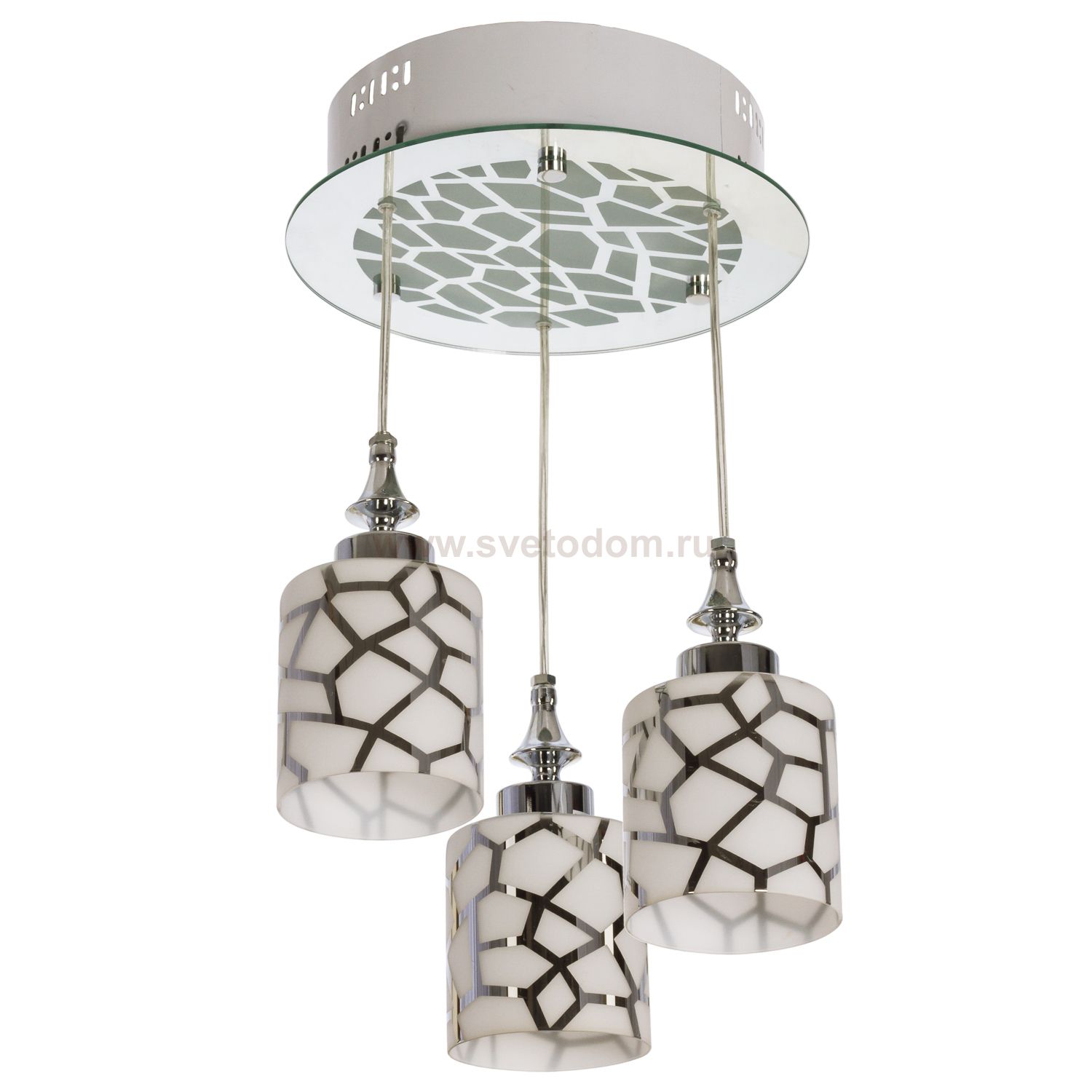 Подвесной светильник Экономсвет 387X/3CR WT