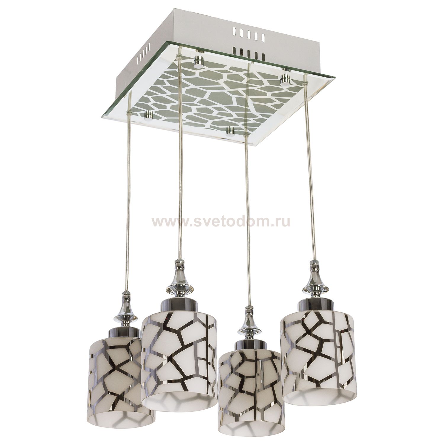 Светильник ЭкономСвет 387X/4CR WT