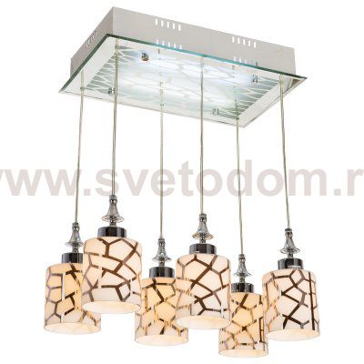 Светильник ЭкономСвет 387X/6CR WT