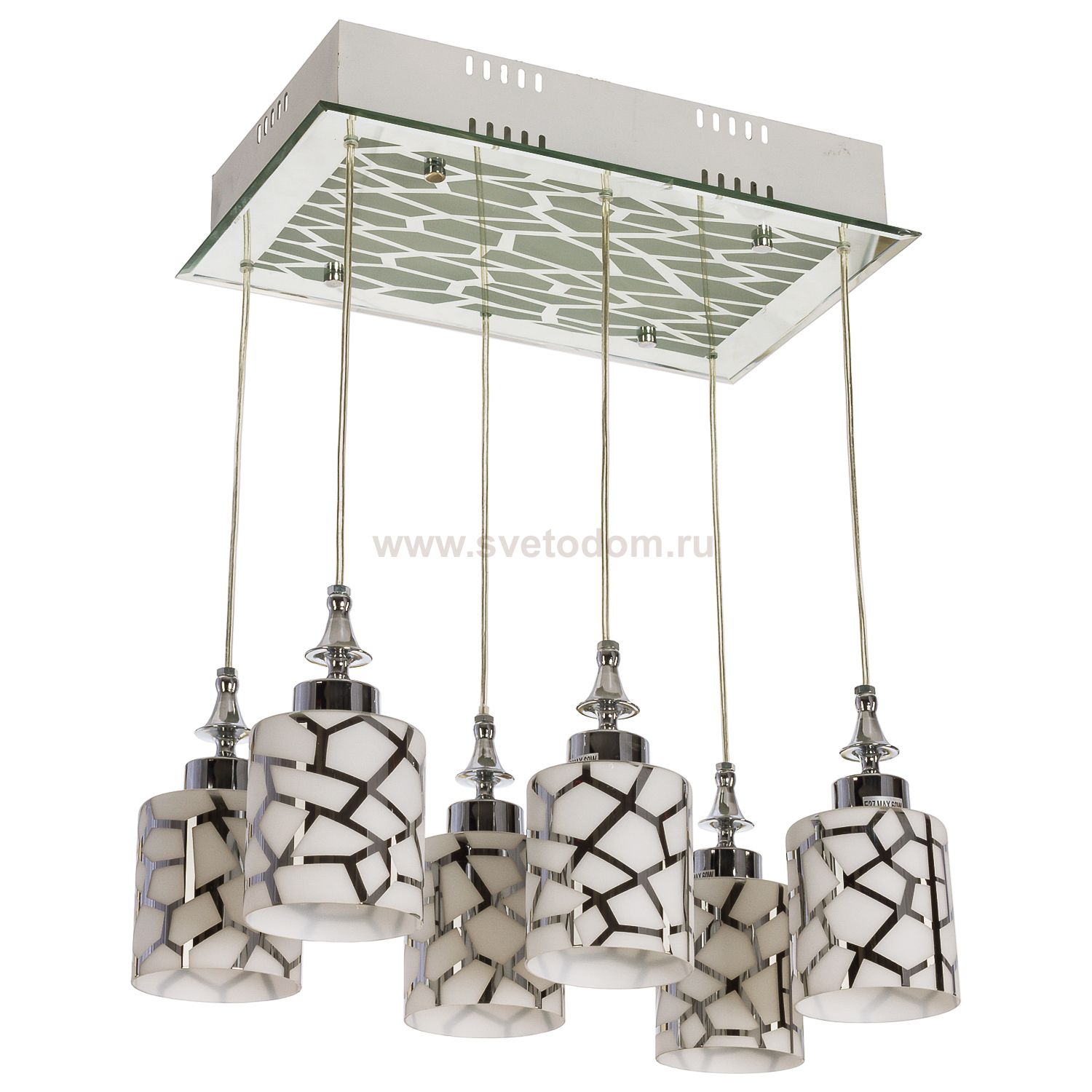 Светильник ЭкономСвет 387X/6CR WT