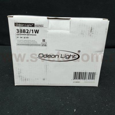 Настенный гипсовый светильник Odeon light 3882/1W GIPS