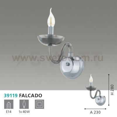 Светильник бра Eglo 39119 FALCADO
